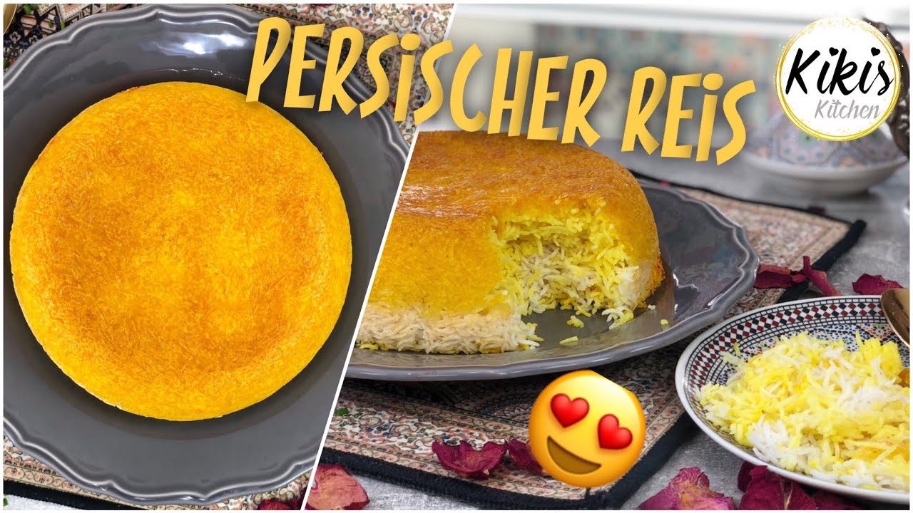 Thadig | persischer Reis im digitalen Reiskocher von Reishunger | Safranreis unglaublich lecker 😋