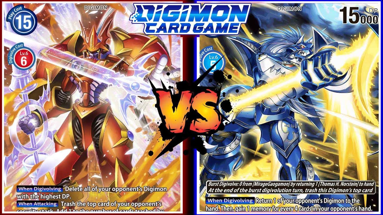Gallantmon vs MirageGaogamon | Digimon TCG BT13 Match