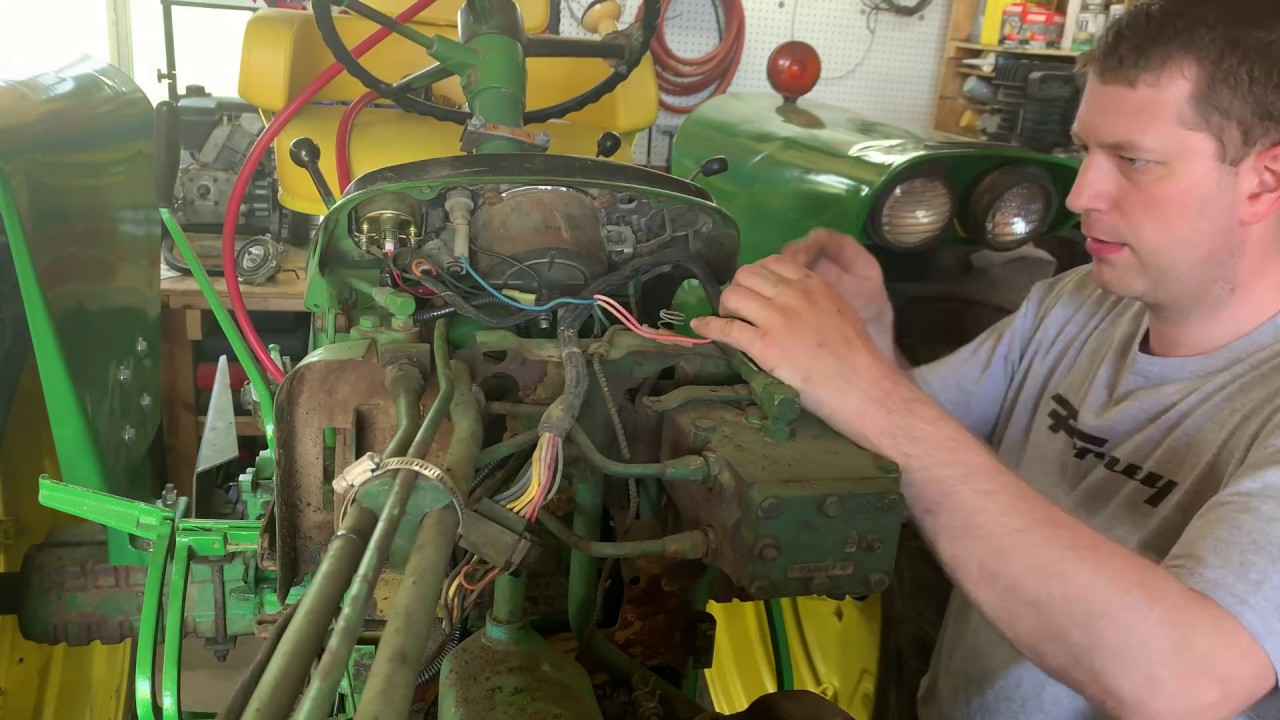 Gauge Cluster Back on and New Fuel Sender for the John Deere 2510