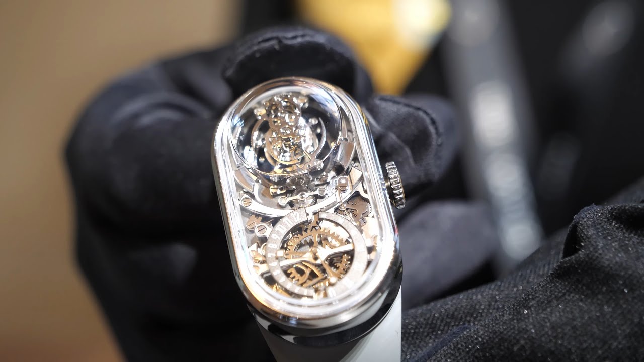 Fam al Hut Timepiece with Bi-Axial Tourbillon and Jumping Hour