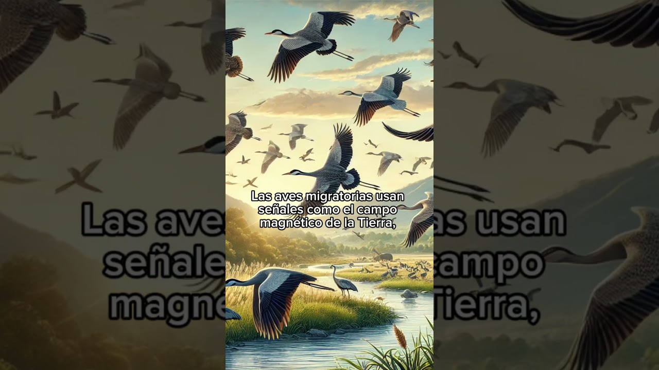 Las aves migratorias usan se&ntilde;ales para migrar #curiosidades #sabiasque #sabiasesto #animales #migra