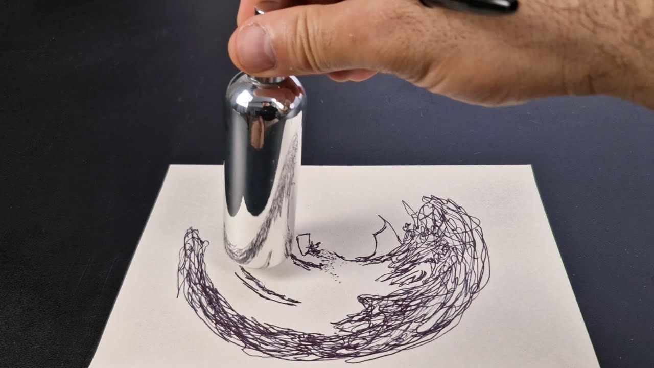 How I drew Morgan Wallen | Anamorphic Art