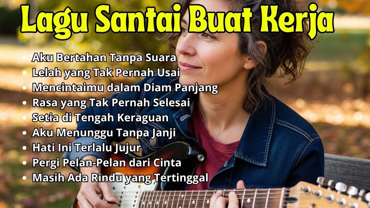 Musik Kerja Tenang Slow Rock 2026 | Lagu Santai Buat Fokus Lama Tanpa Bosan
