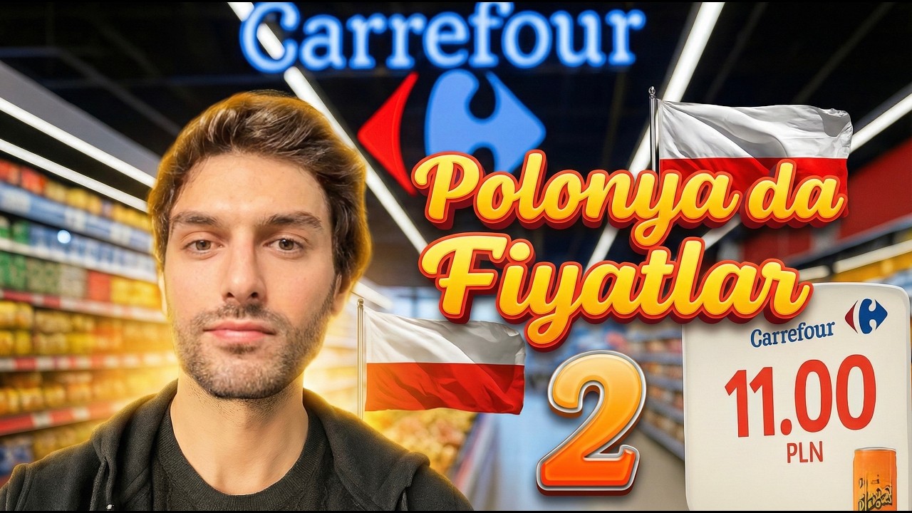 Polonya'da Carrefour Ucuz mu Pahalı mı? | Gerçek Fiyatları Gördüm! 🛒  | B2