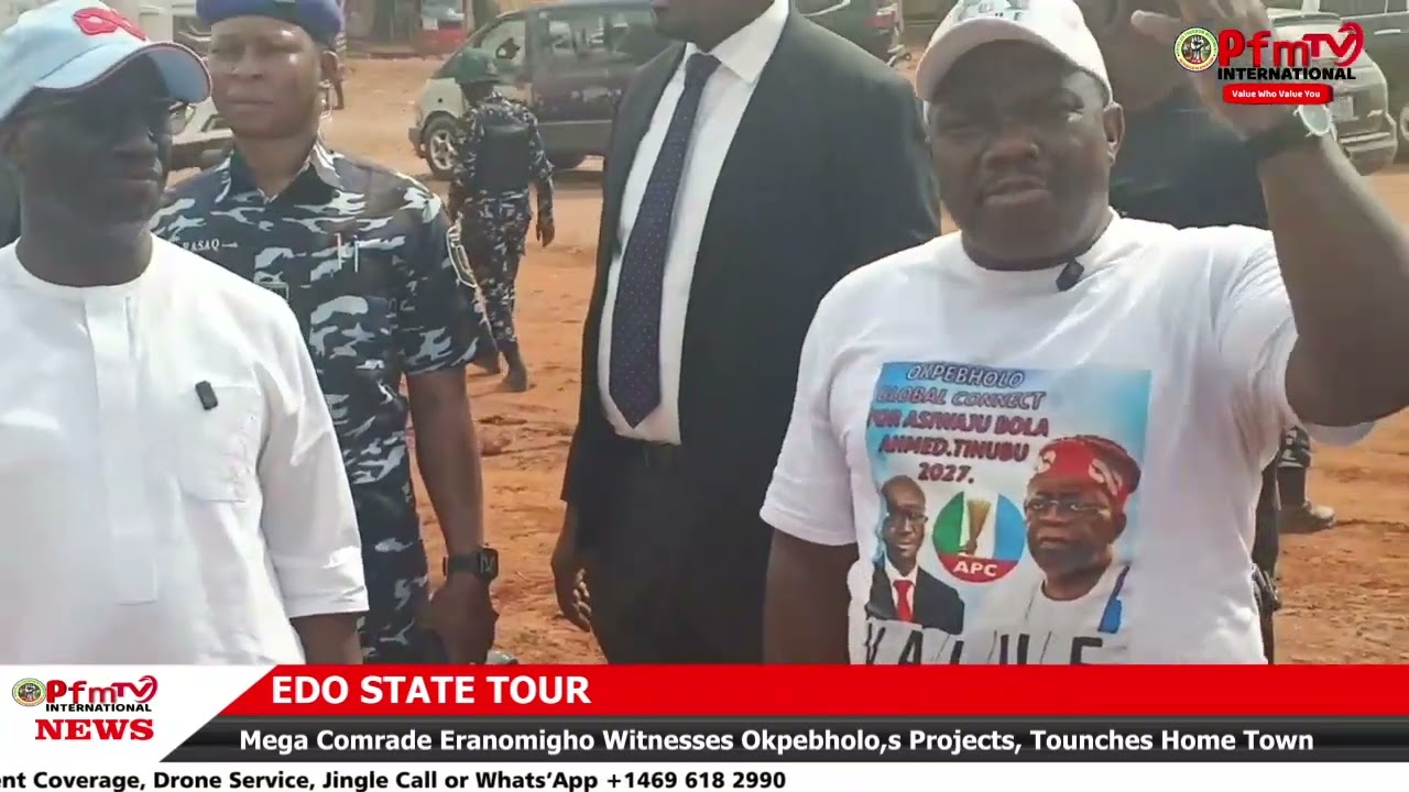Mega Comrade Eranomigho Witnesses Governor Okpebholo's Projects, Touches Home Town