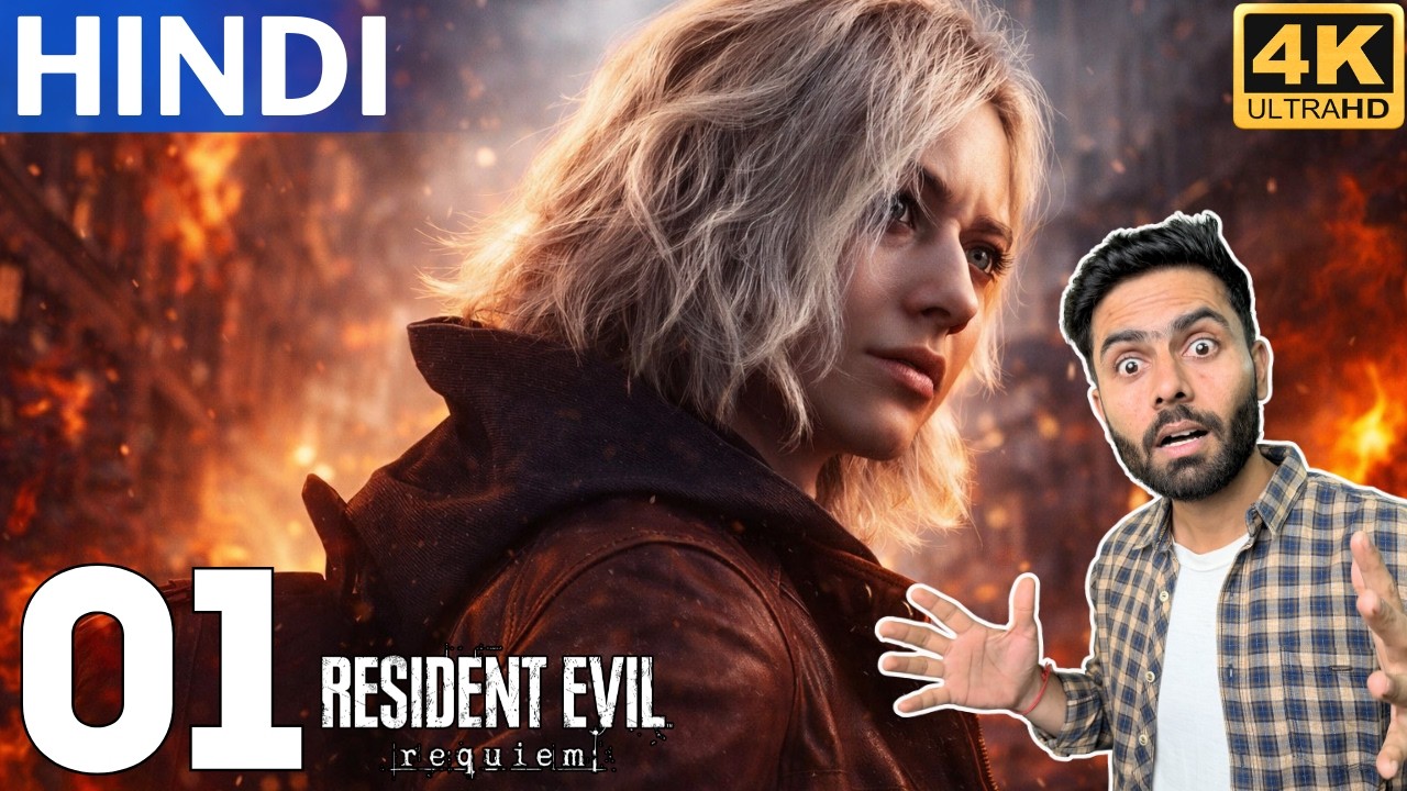 Resident Evil Requiem Hindi Gameplay Part - 1 🔥अकेले मत देखना! 🚫 Horror Gameplay (Resident Evil 9)