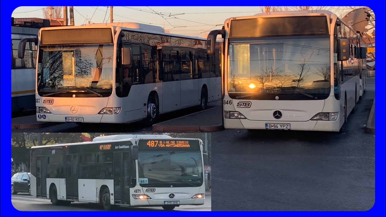 AUTOBUZE MBC €3 ȘI E4 PE DIVERSE LINII STB