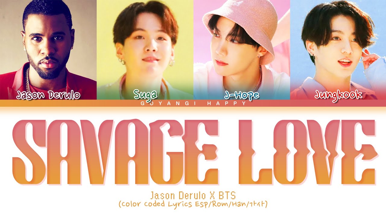 Jason Derulo, BTS 'Savage Love Remix' Sub Español (Color Coded Lyrics 가사)