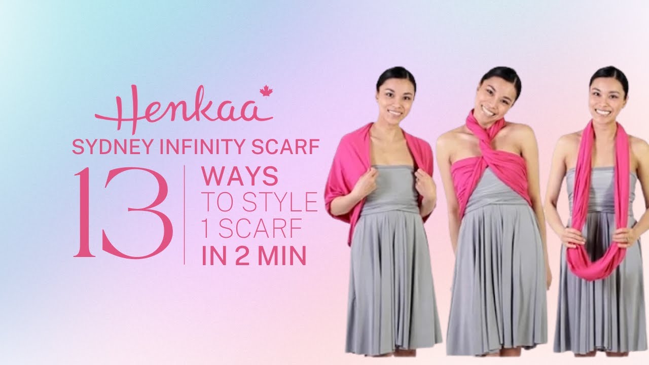 13 Ways to Wear an Infinity Loop Scarf HENKAA SYDNEY