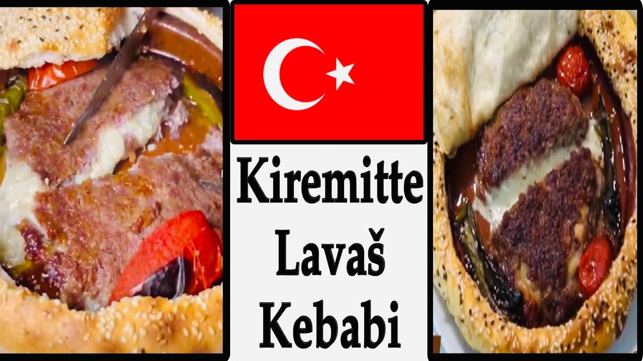 Kiremitte Lavash Kebab/ Turkish Lavash Kebab Kiremitte
