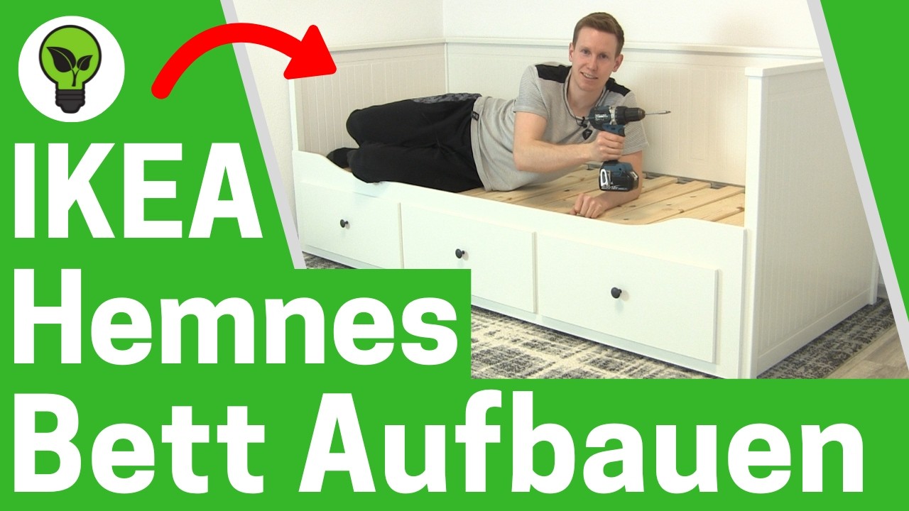 IKEA Hemnes Bett Aufbauen ✅ ULTIMATIVE ANLEITUNG: Wie IKEA Hemnes Tagesbett mit Schubladen Aufbauen?