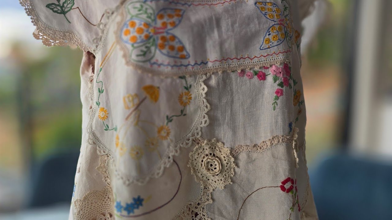 Upcycled Vintage Doily Top