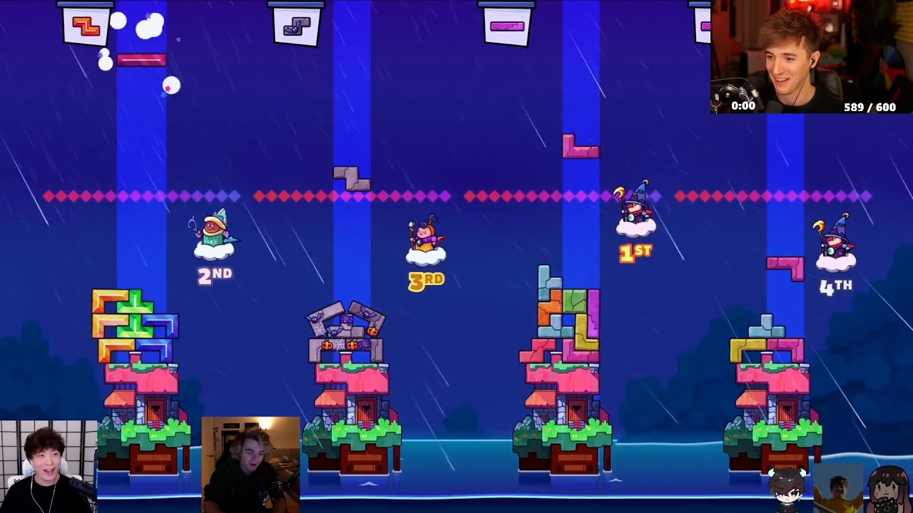 Эллум и Таббо попытались скопировать Сиккуно в Tricky Towers (ПОШЛО НЕ ТАК!!!)