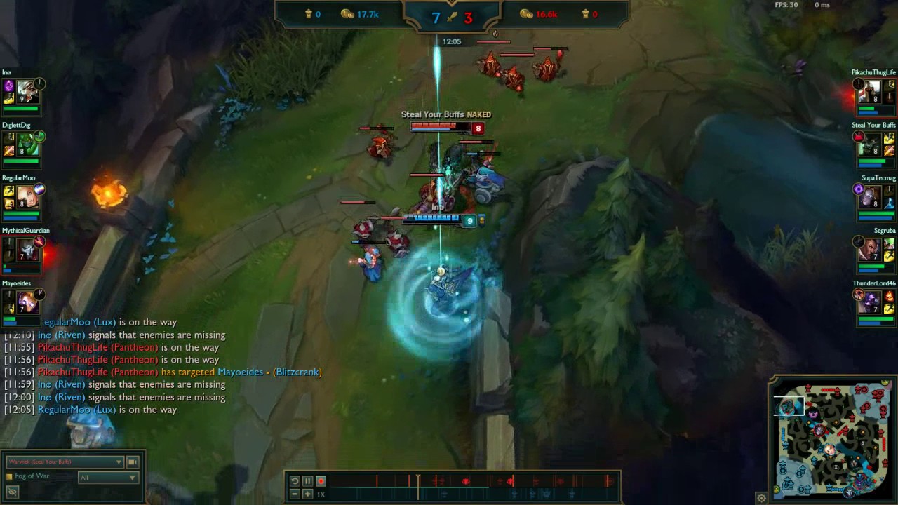 Warwick Q Bug? Teleport cross map