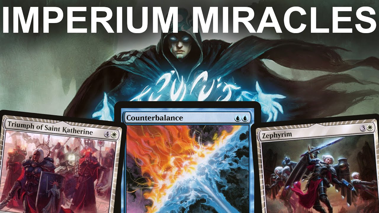 MIRACLES OF THE IMPERIUM! Legacy Azorius Warhammer 40K Miracles. Triumph of St. Kath, Zephyrim MTG