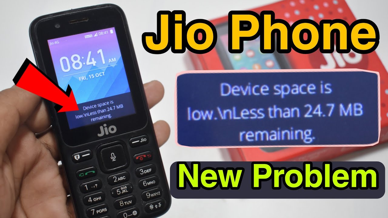 Jio Phone Device Space Is Low Problem ?.. Jio Phone F10Q, F320B, F2401, F220B Hard Reset 🔥🔥