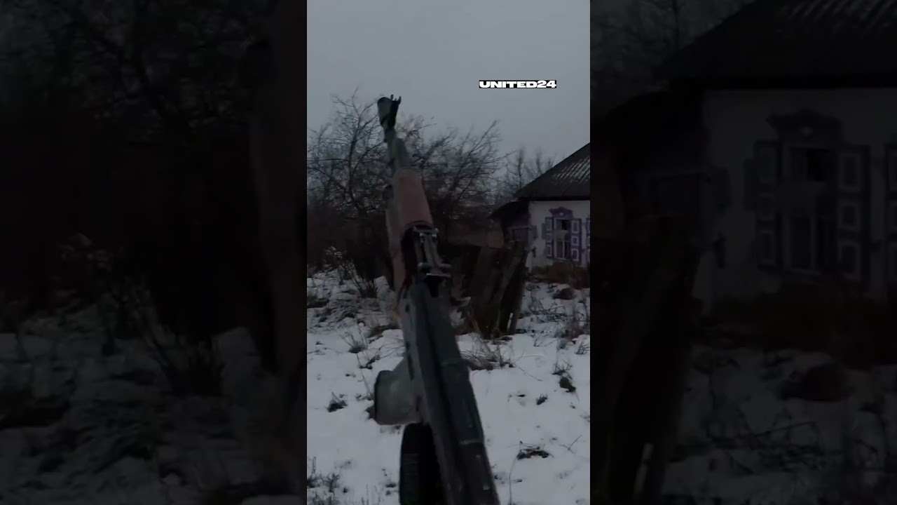 Ukrainian Soldiers On a Mission In Winter Conditions #warinukraine