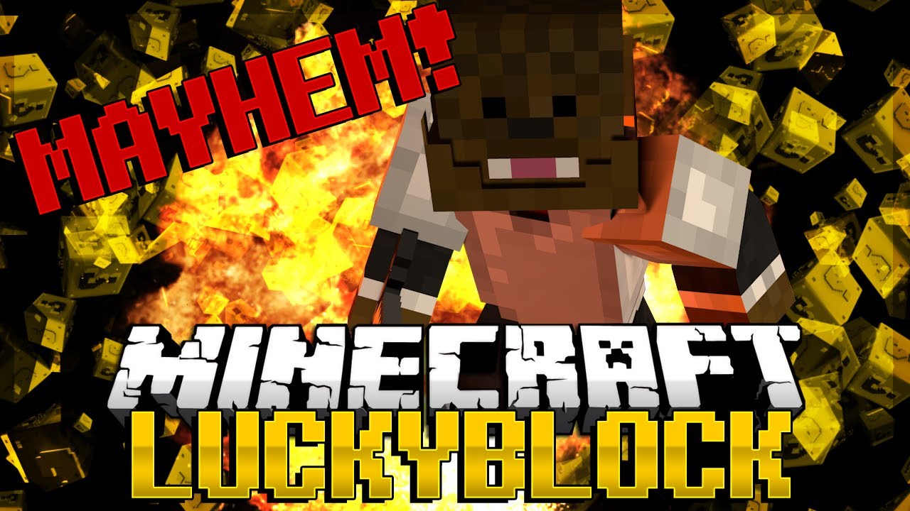 Minecraft: Lucky Block MAYHEM! Modded Minigame w/ BajanCanadian, Taz and AciDicBliTzz!