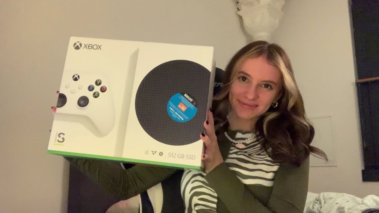ASMR Xbox series s unboxing 💚🎮