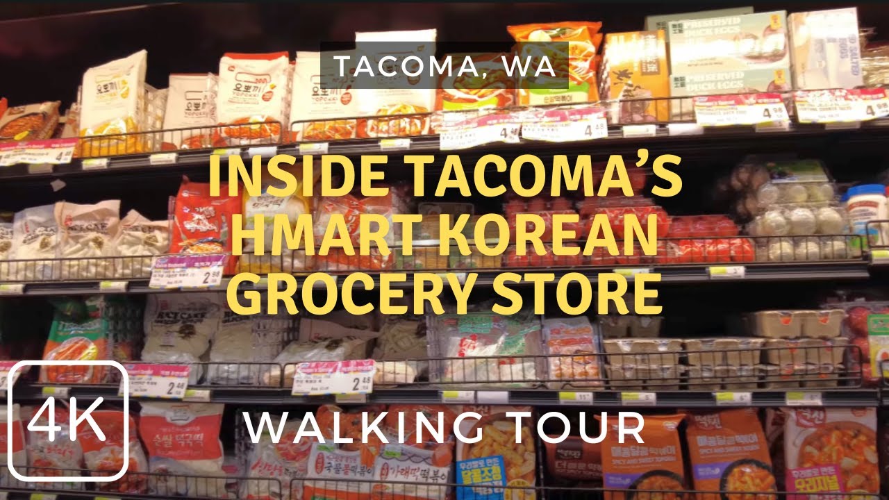 Inside Tacoma's HMart Korean Asian Grocery Store | Tacoma, WA 2024 Walking Tour