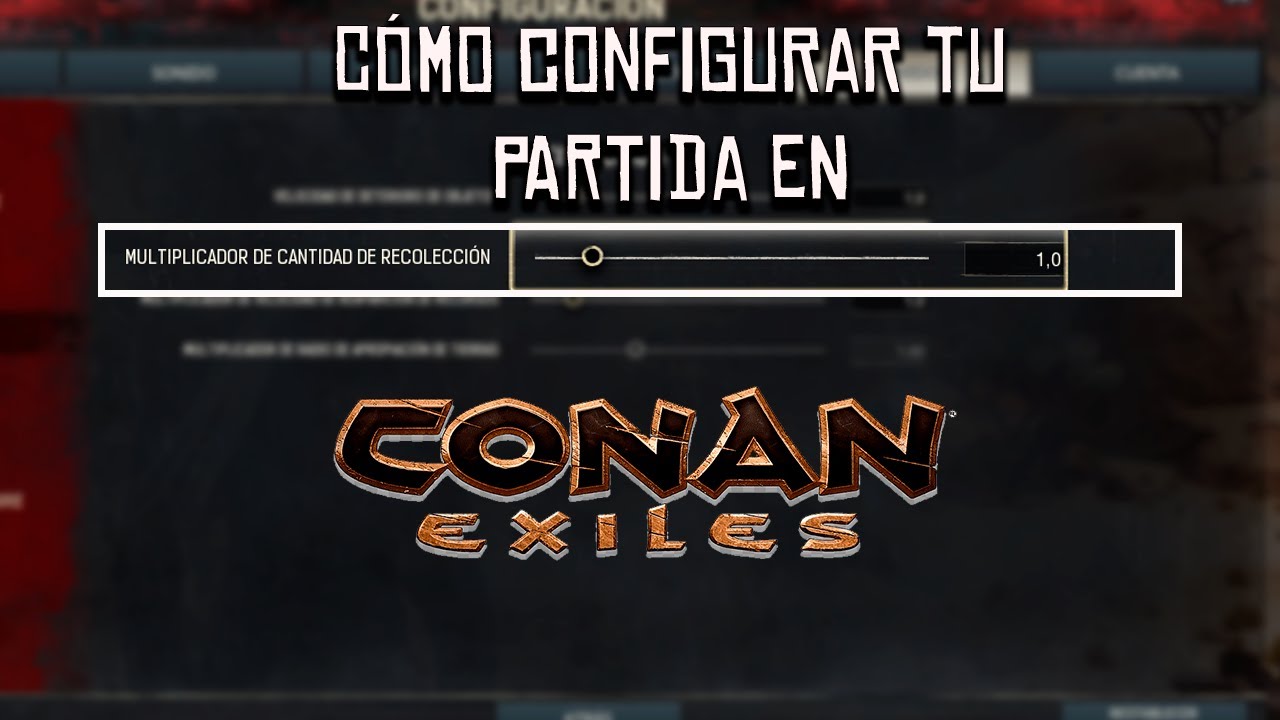 Cómo configurar tu partida en Conan Exiles 2024