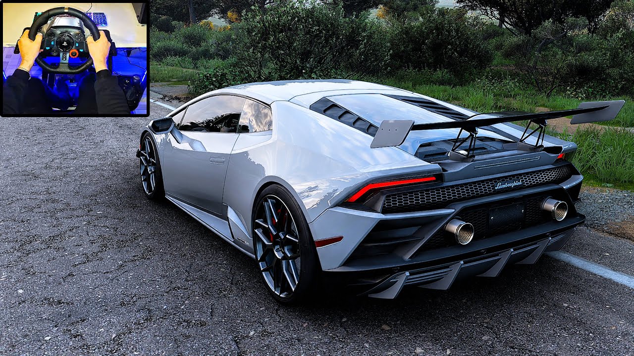 LAMBORGHINI HURACAN EVO 2020 - FORZA HORIZON 5 | LOGITECH G29 STEERING WHEEL GAMEPLAY 4k 60fps