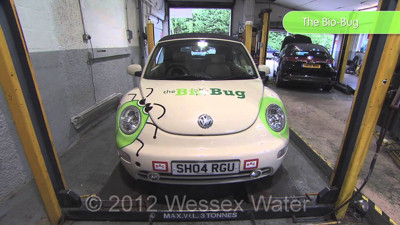 The BioBug is a poo powered car from the recycling and renewable energy company GENeco.