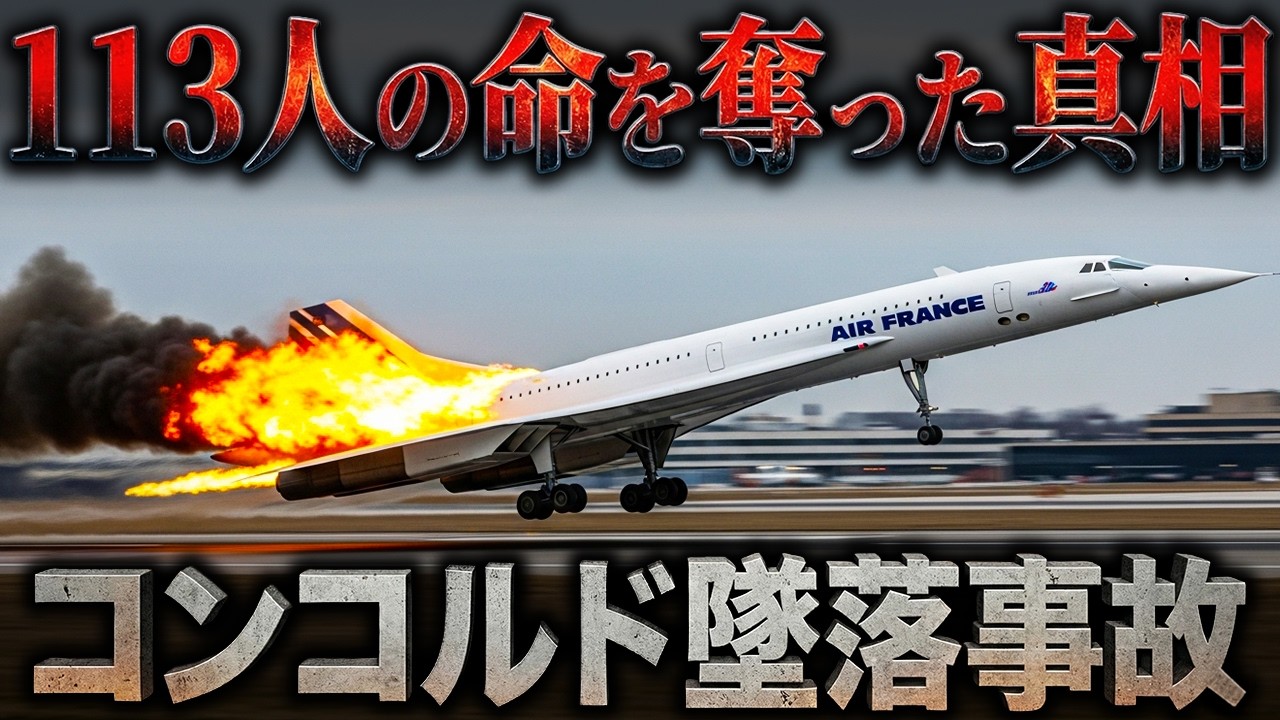 コンコルド/エールフランス4590便墜落事故【完全解説】
