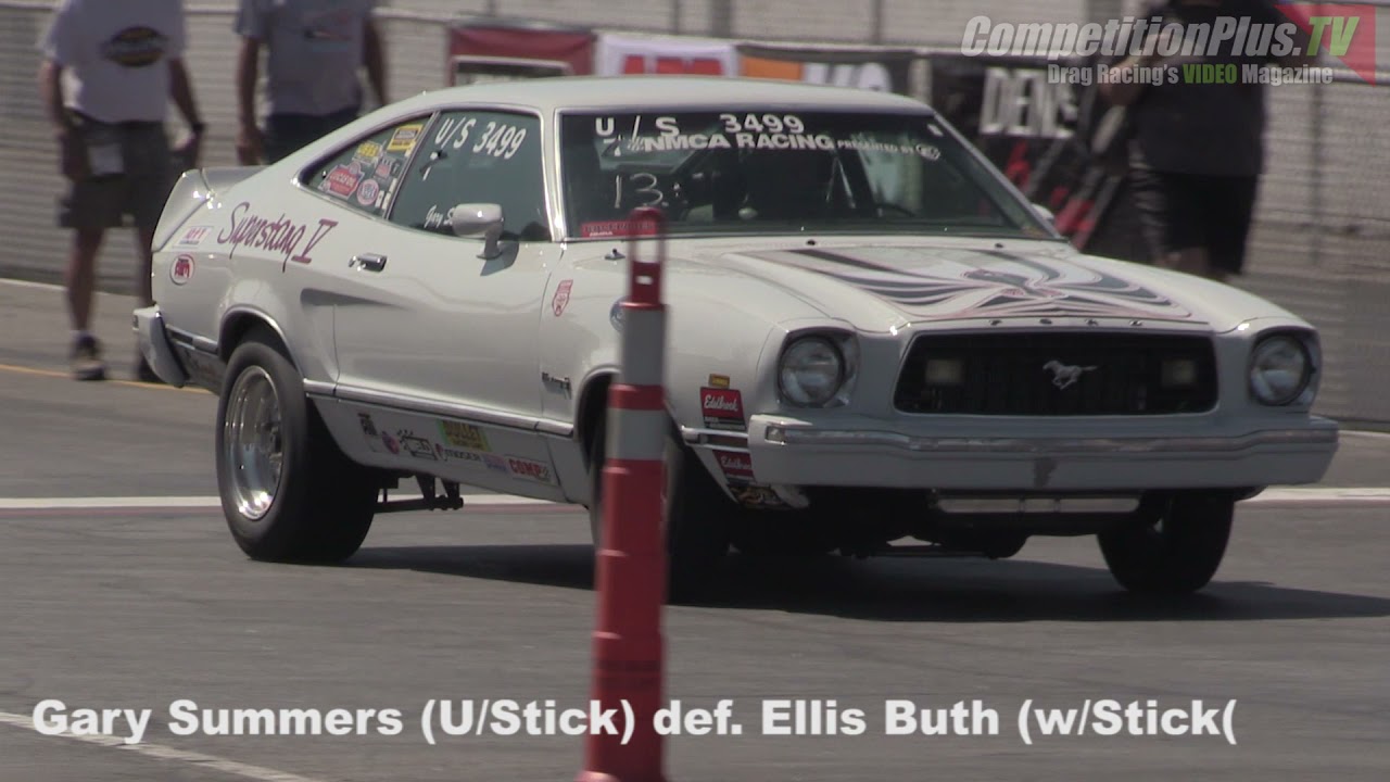 CLASSIC CARS - STICK-SHIFTING IN STOCK ELIMINATOR CLASS COMBO RACE