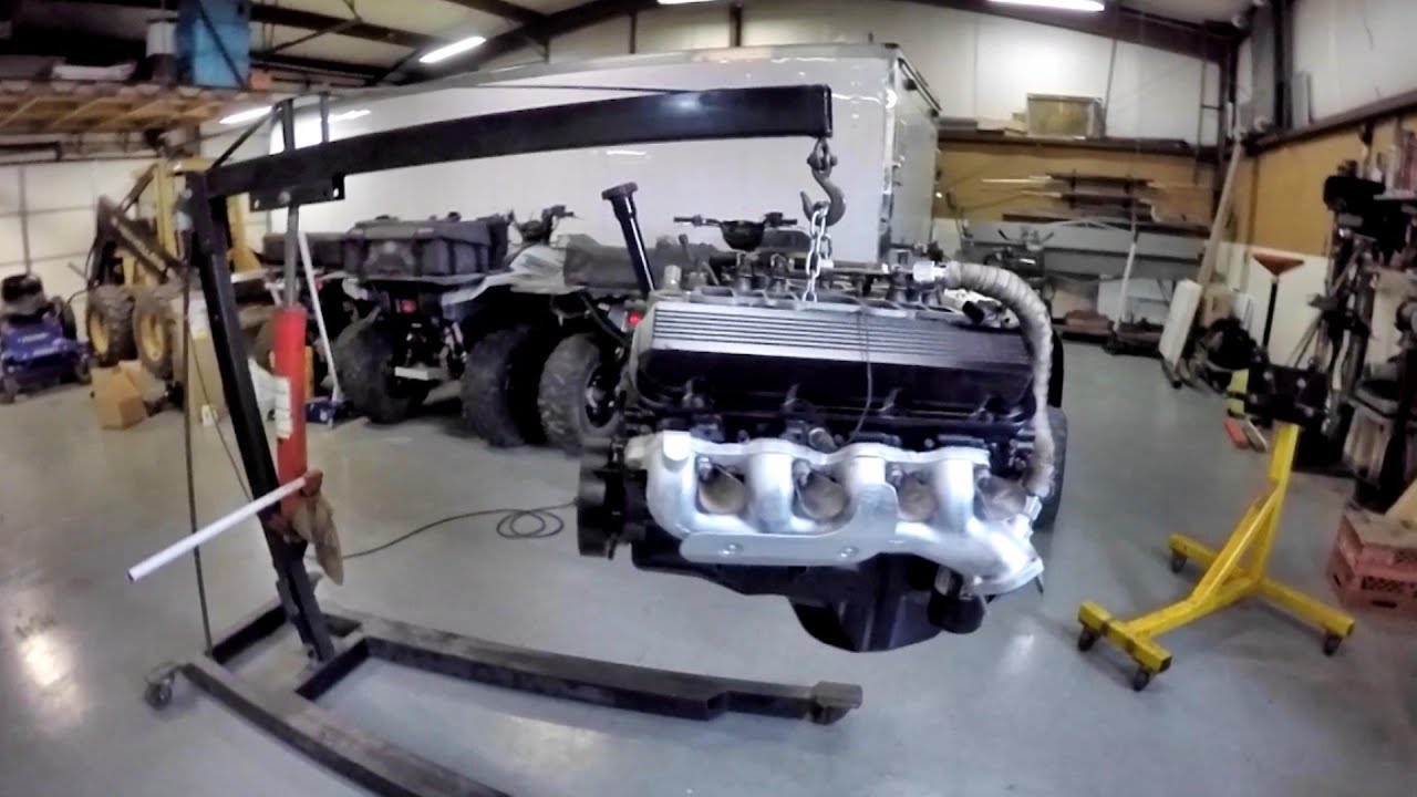Сборка и установка двигателя Big Block Chevy Engine 454 C.I., часть 2