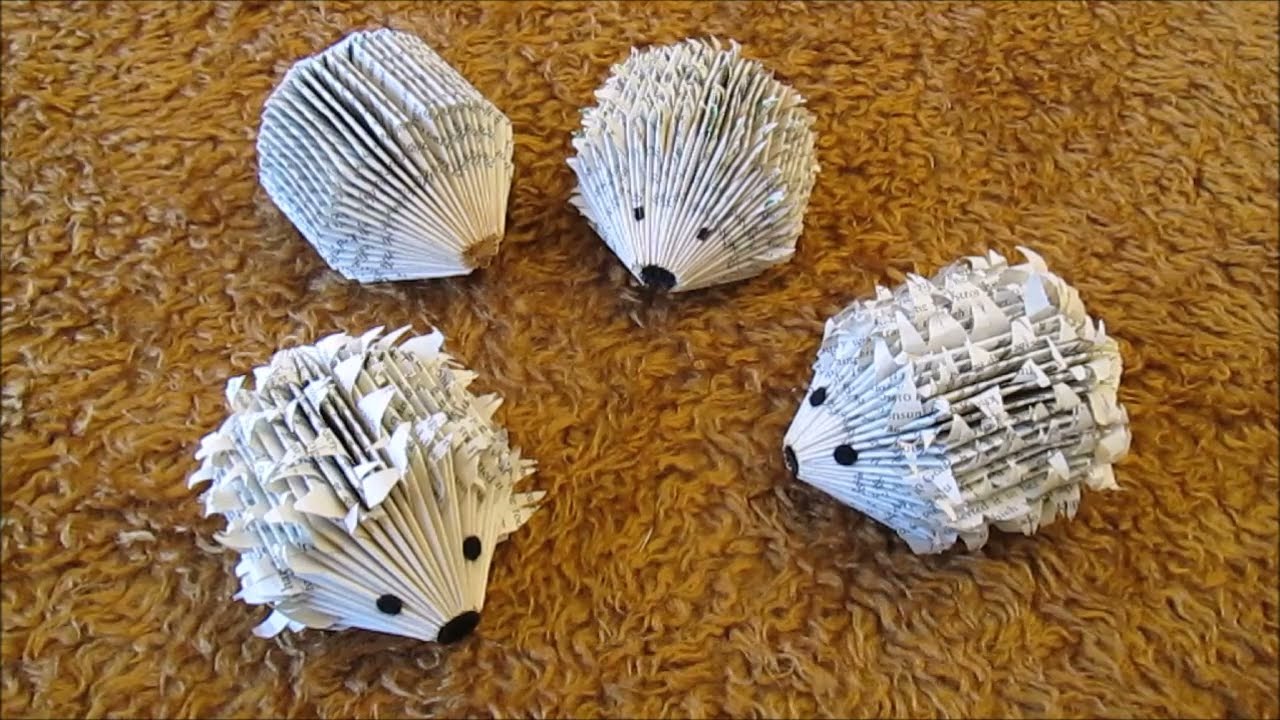 How to book fold Hoglets
