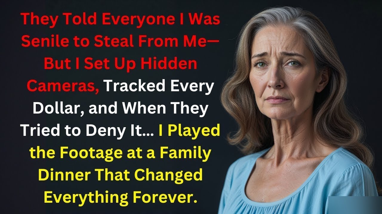 They Thought I Was Senile—Until I Exposed Their Lies in Front of the Entire Family
