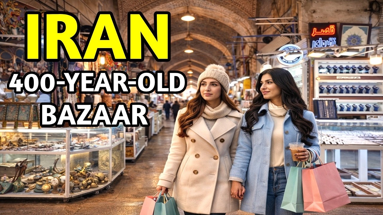 Iran | Walking Inside Isfahan Grand Bazaar 🇮🇷 | 400-Year-Old Bazaar (Part 1)