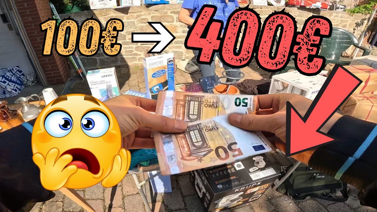 💸 Flohmarkt Goldgrube: 100€ Einkauf mit 400€ Wert!