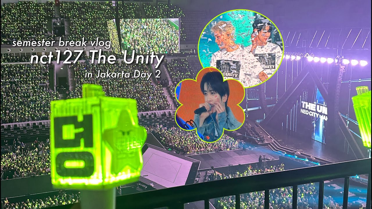 nct 127 the unity in jakarta vlog | going to concert alone on semester break