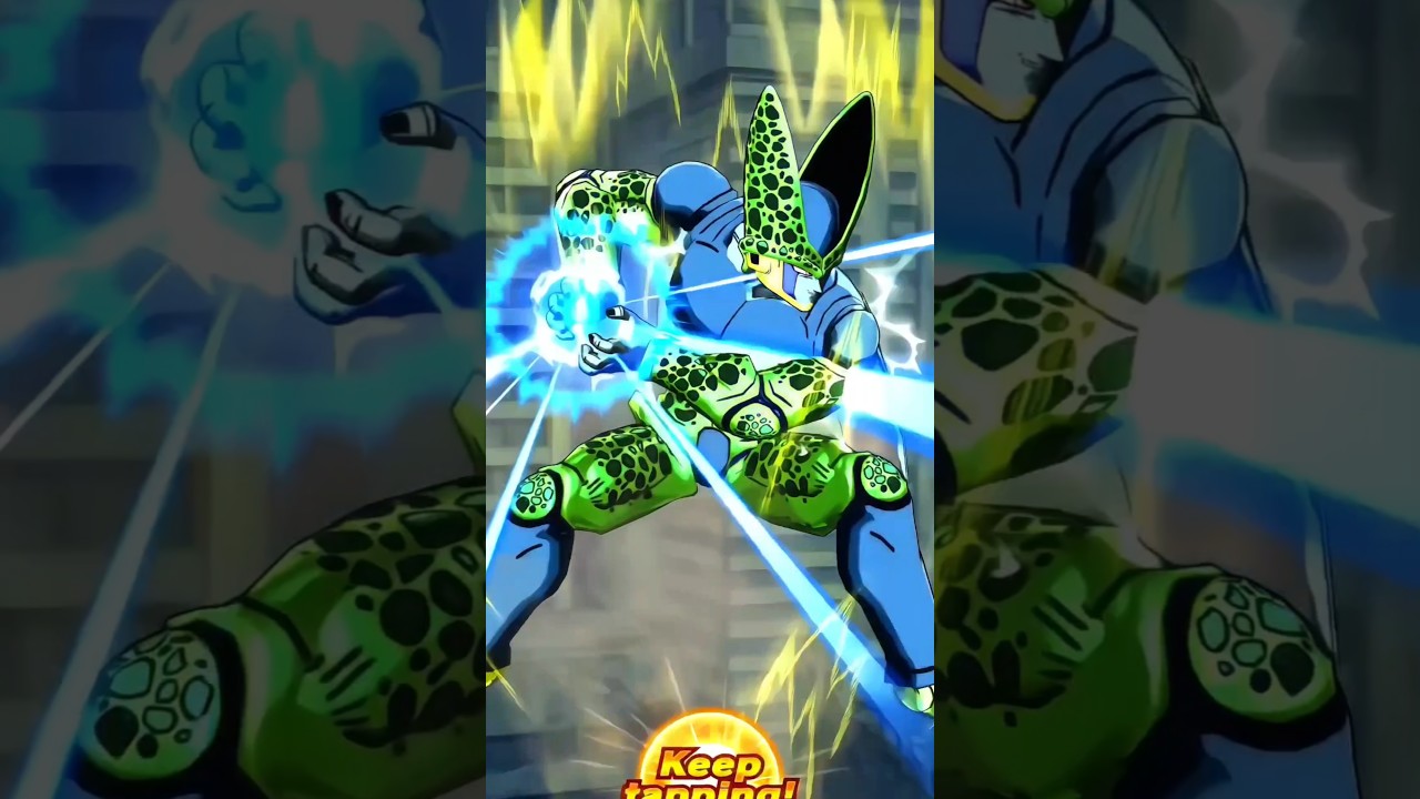 Ultra Perfect Cell New Mechanics Animation 🔥!! #dragonballlegends #dblegends #shorts