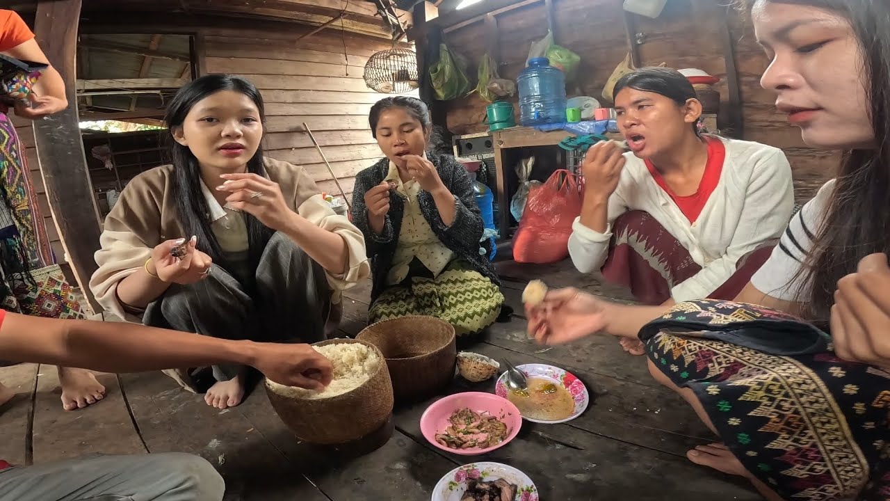 ขื่นบ้านใหม่ครอบครัวน้องสาว//ຂື້ນເຮືອນໃຫມ່ຄອບຄົວນ້ອງສາວ🏡🏡🏡