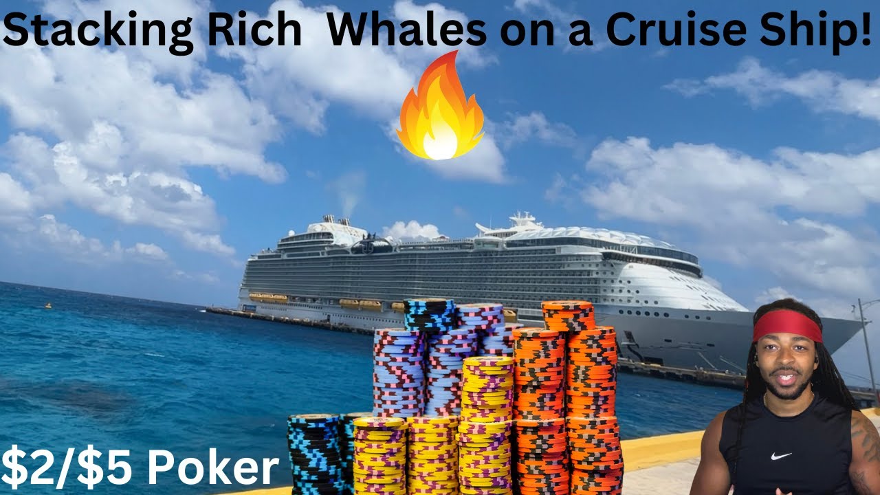 INSANE Hands on A Cruise Ship! | $2/$5 poker vlog
