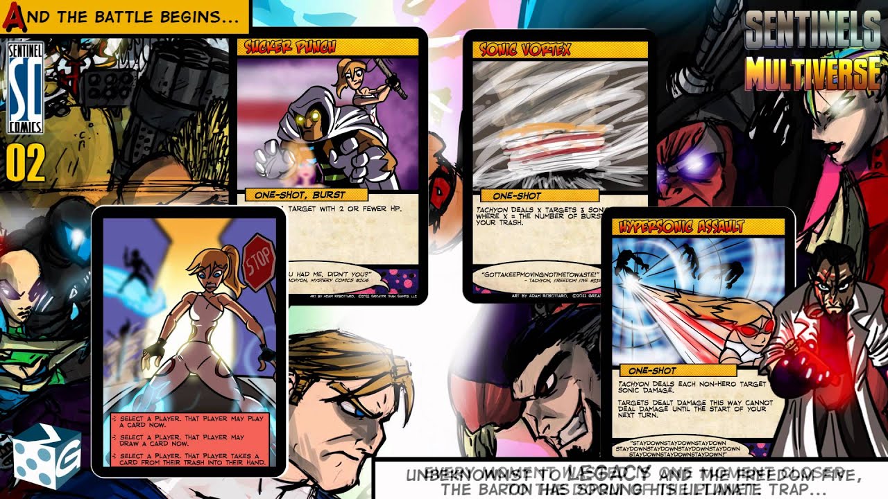 Drakkenstrike's Sentinels of the Multiverse Components Breakdown Video Review in HD
