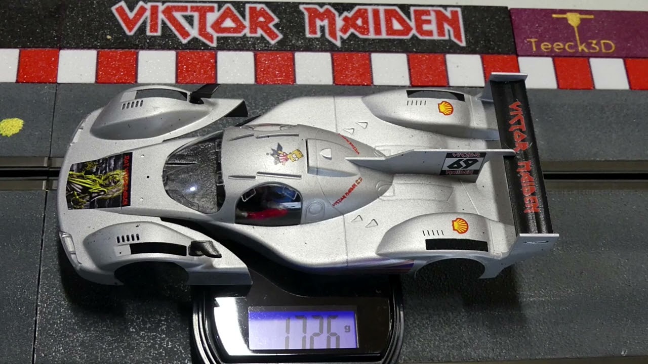 293 prueba en pista del Porsche 963 Hypercar de Scaleauto de serie