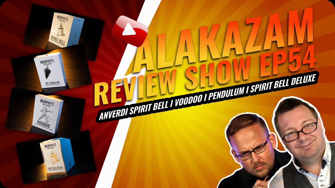 Обзор шоу Alakazam, эпизод 54, я Anverdi Spirit Bell, Haunted Key Deluxe, Voodoo & Pendulum