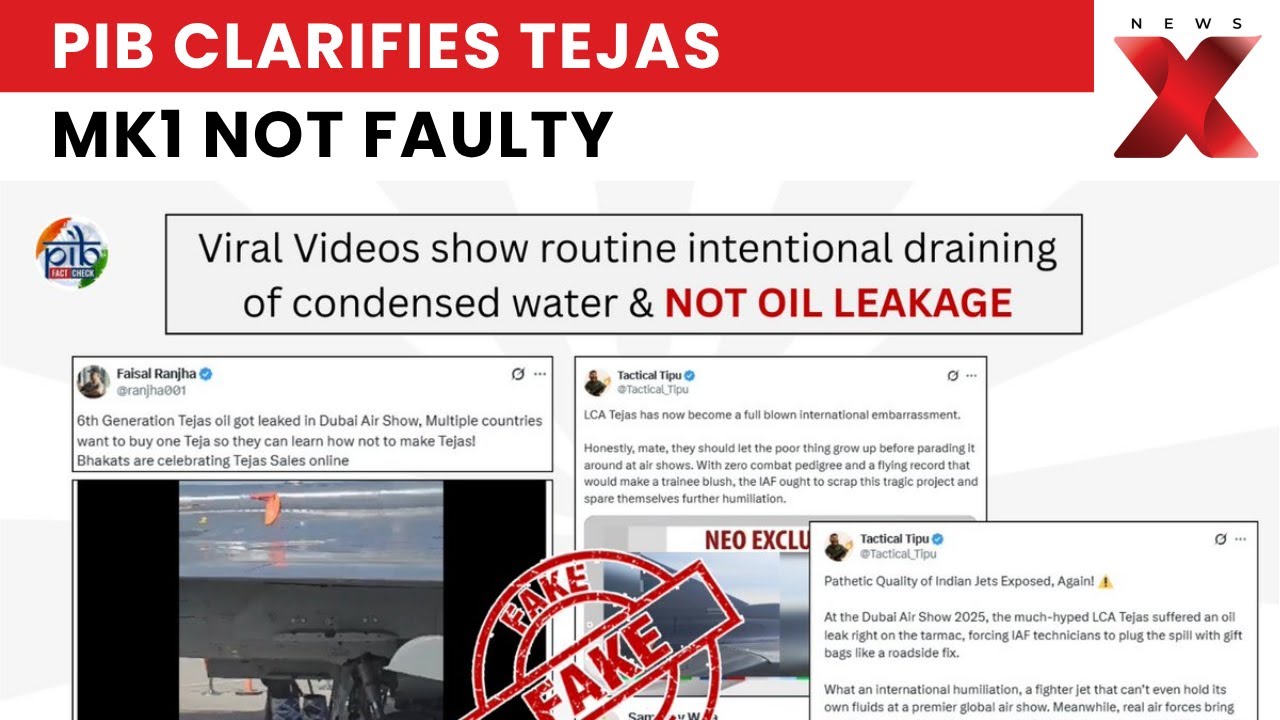 PIB Fact Check: Videos of Tejas MK1 &lsquo;Oil Leakage&rsquo; Are Routine Procedure, Not Malfunction