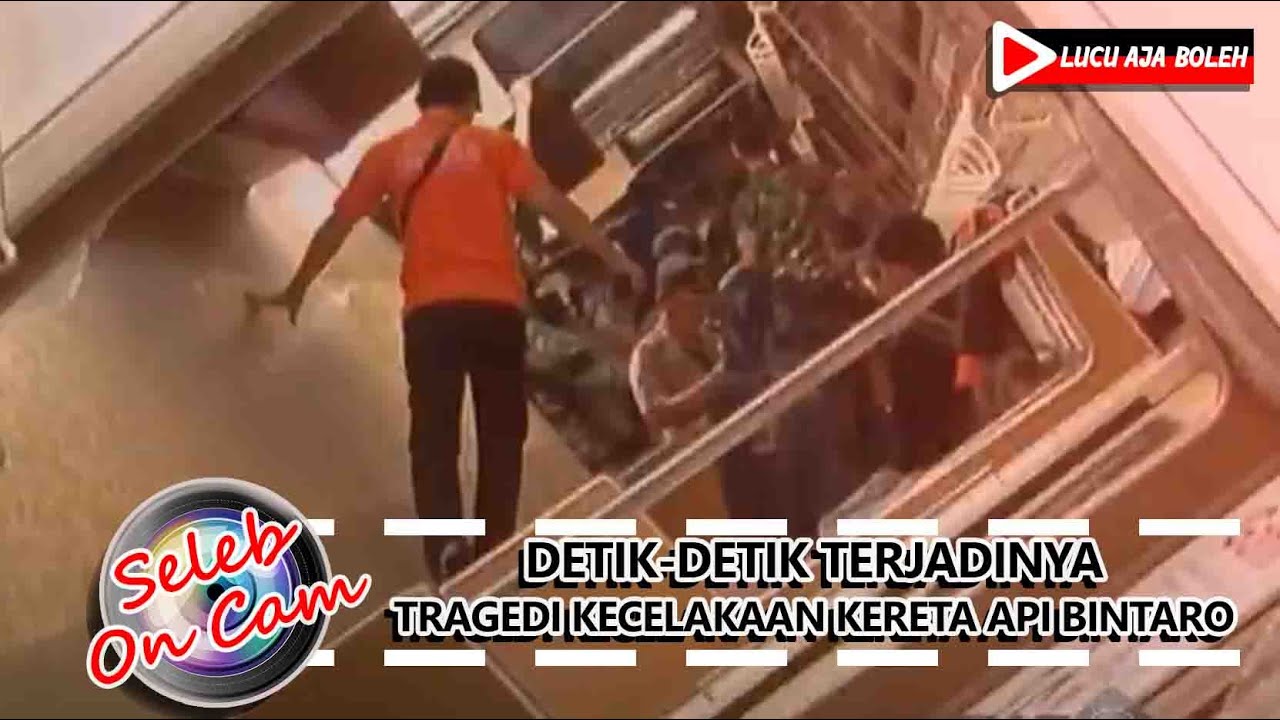 DETIK DETIK TR4GEDI TERTABR4KNYA TRUCK BBM OLEH KERETA API BINTARO - SELEB ON CAM