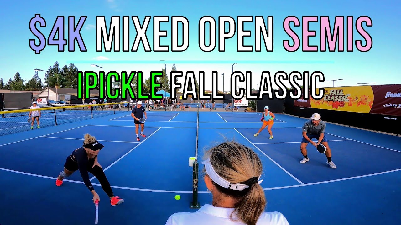 $4k Mixed Semis | Millet (6.2)/ Braverman (5.6) vs Burl (5.8)/Purcell (5.3) iPickle Fall Classic