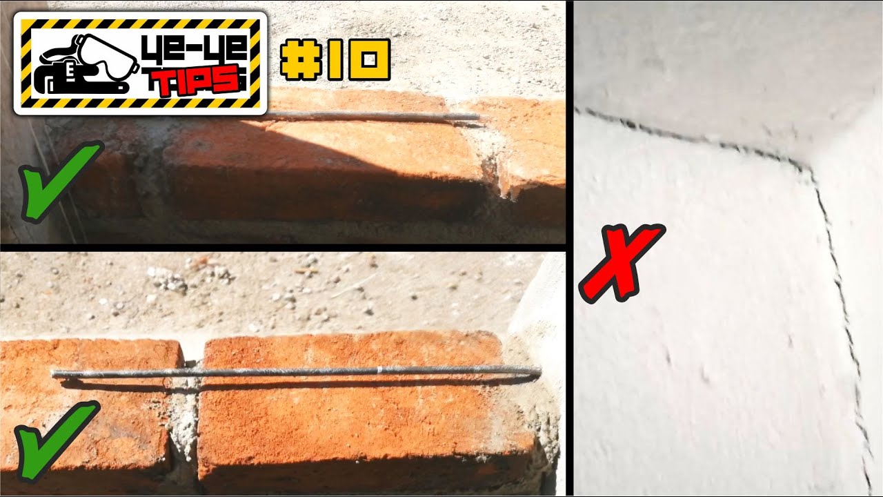 TIP PARA AFIANZAR MURO NUEVO ENTRE DOS COLUMNAS EXISTENTES.
