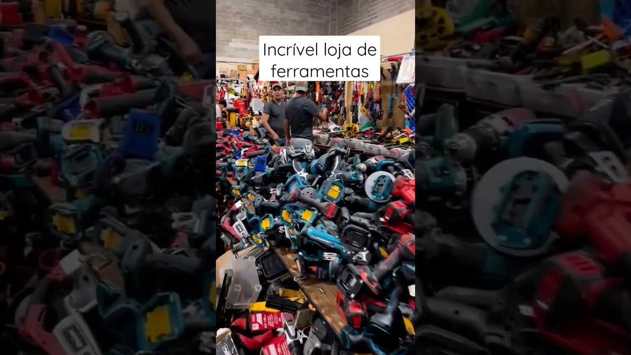 Incr&iacute;vel loja de ferramentas novas e usadas muito barato #shorts