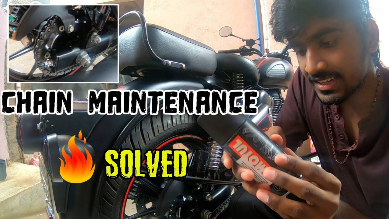CHAIN MAINTENANCE BS6 | CHAIN LUBING | HEATING ISSUE SOLVED 🔥 | TAMIL| MARUN VLOGS 09