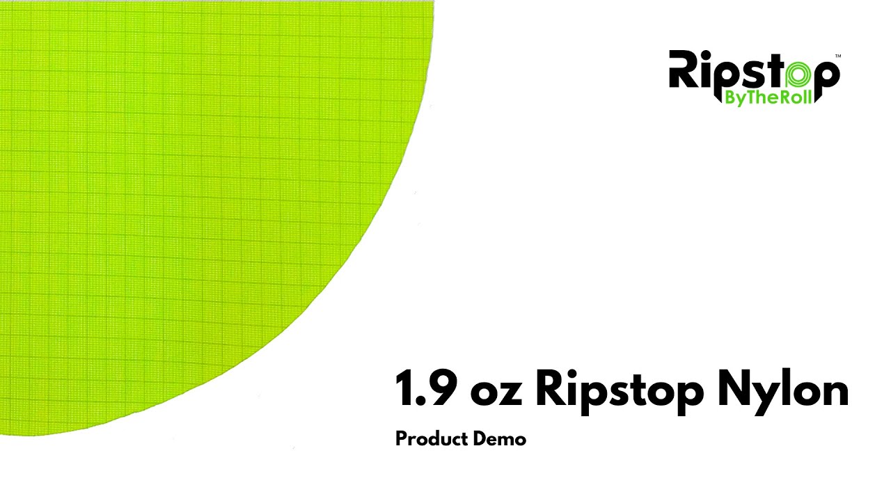 Fabric Demo - 1.9 oz Ripstop Nylon