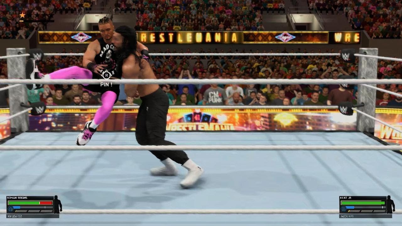 WWE 2K26 AK47 JR. VS ROMAN REIGNS