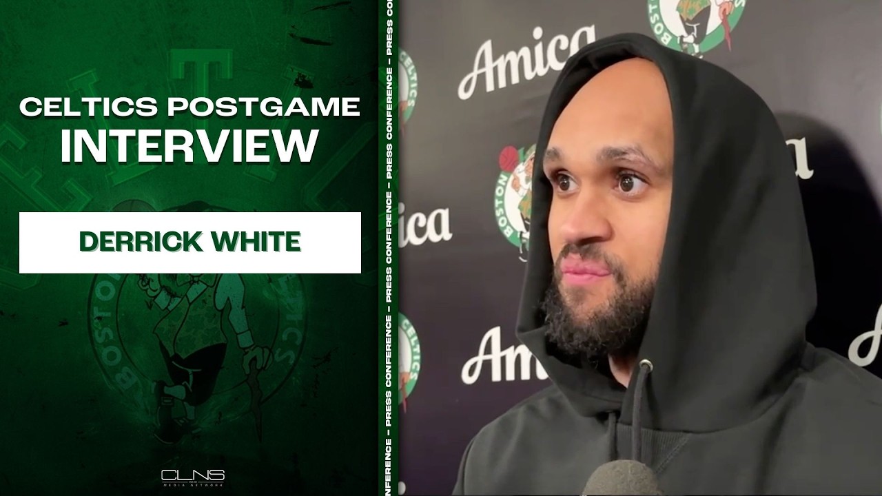 Derrick White: Jayson Tatum Looks GOOD in Practice | Celtics vs Hornets Postgame